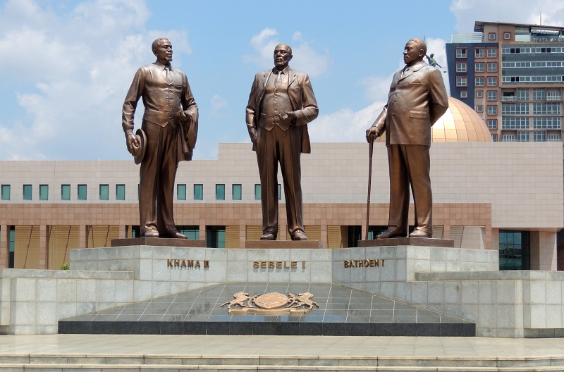 Three Dikgosi Monument, Gaborone