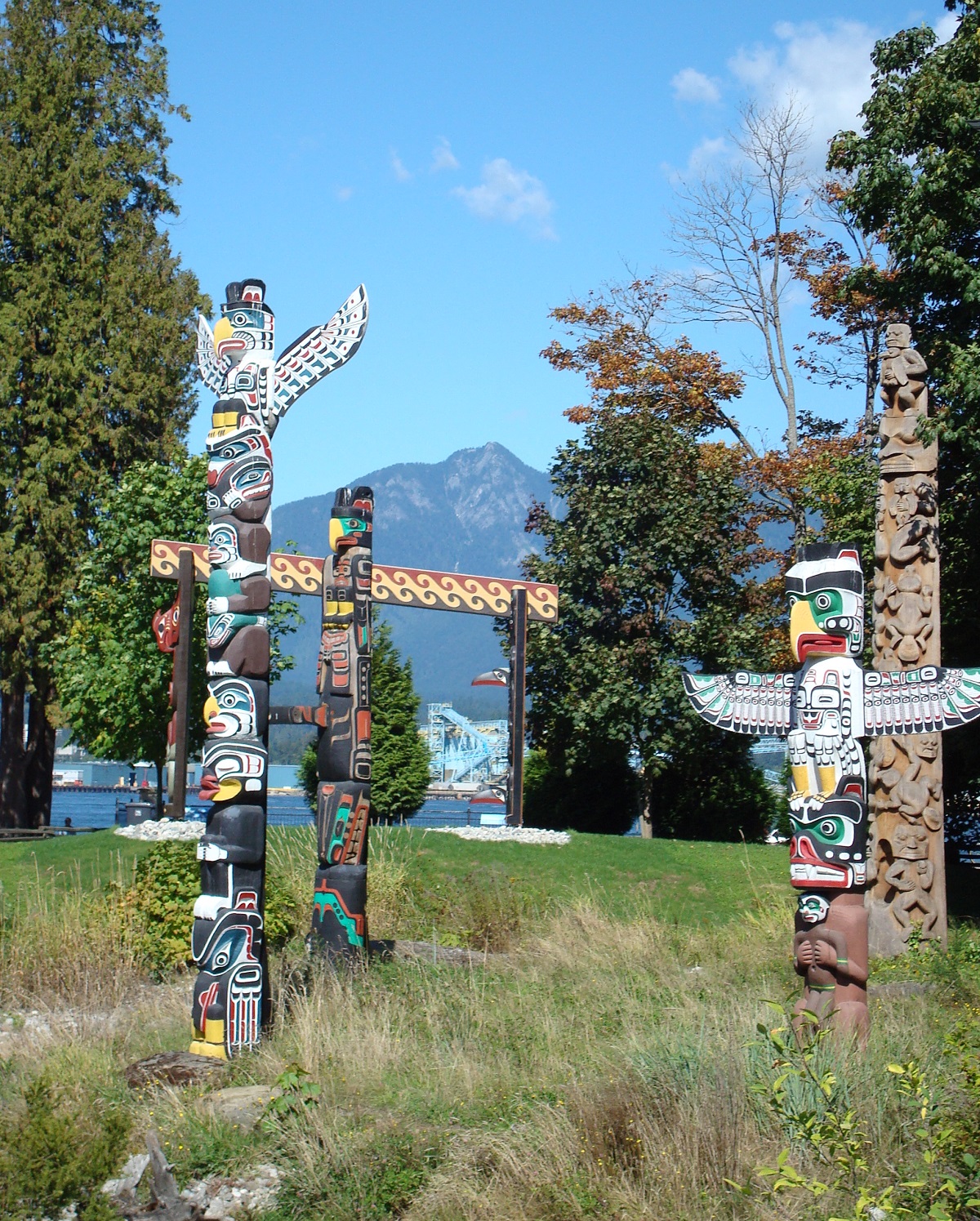 Stanley Park Totem Poles, Vancouver